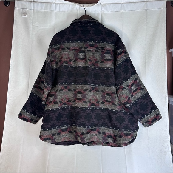 MAURICES Women’s Size 3X Jacket Shacket Style Western Aztec Print Boho Unlined - Picture 7 of 11
